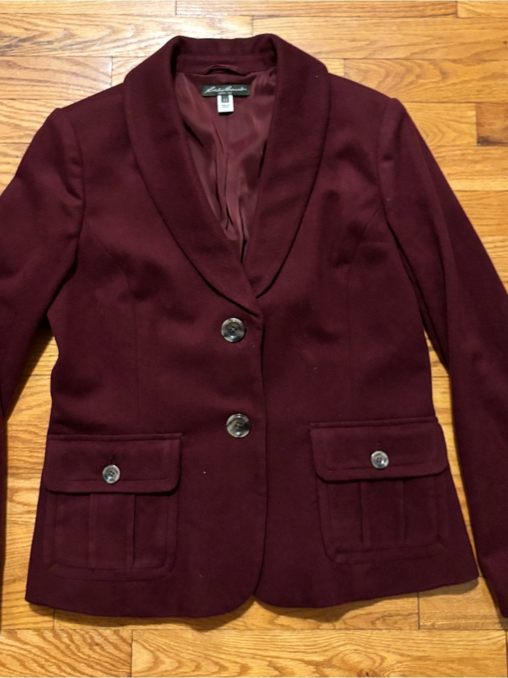 Eddie Bauer wool blazer
